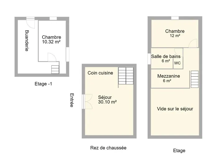 Hébergement de vacances Du Bouquet 4/5 Personnes *